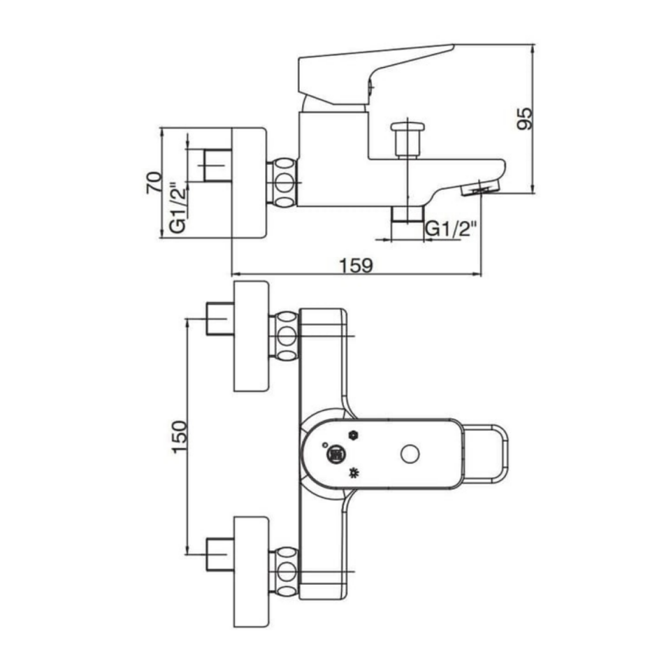 Ar Fia Banyo Bataryası Krom 102102462
