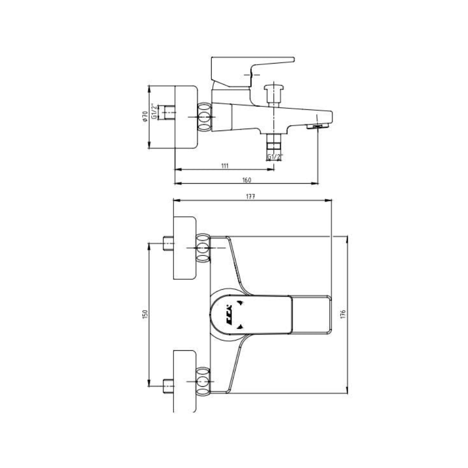 Eca Dalia Banyo Bataryası Krom 102102488