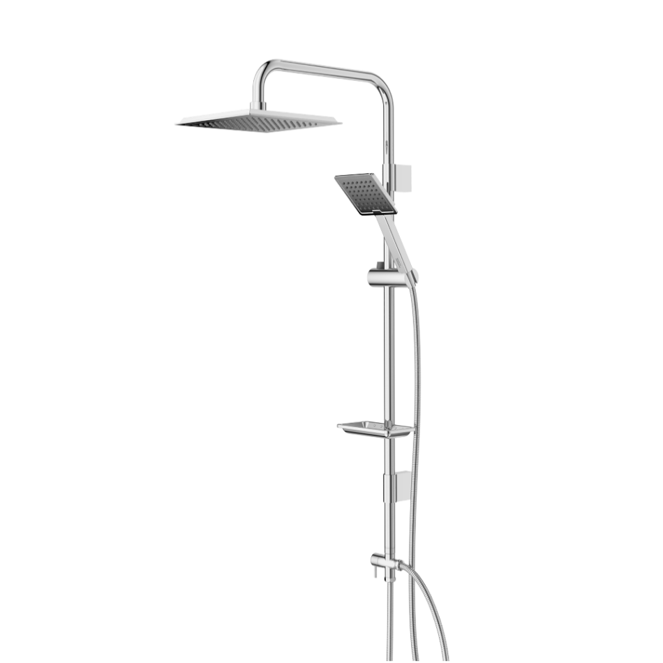 Diamond Frame Tall Full Krom Duş Seti
