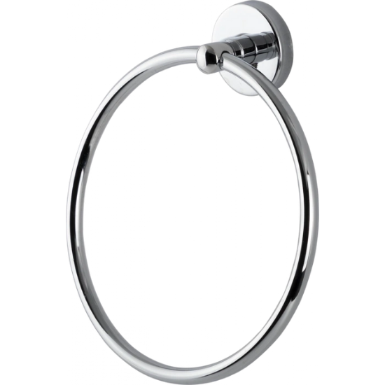 Çelik Karaca Yuvarlak Havluluk Krom Paslanmaz