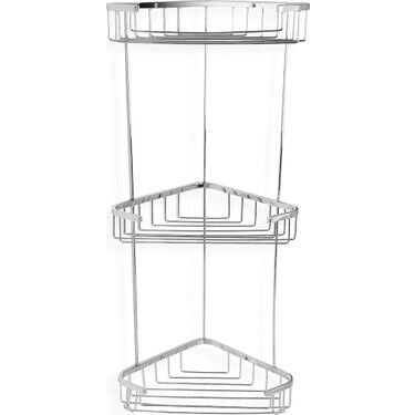 Çelik Eda Köşe Süngerlik 3 Katlı 18*18 Krom Paslanmaz