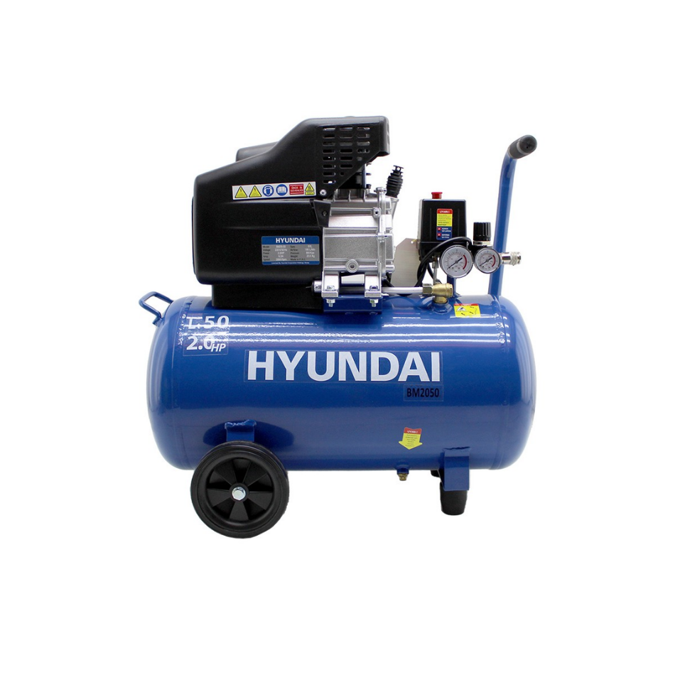 Hyundai Bm2050 Kompresör Yağlı Tip 8 Bar 50lt 1.5kw 2hp