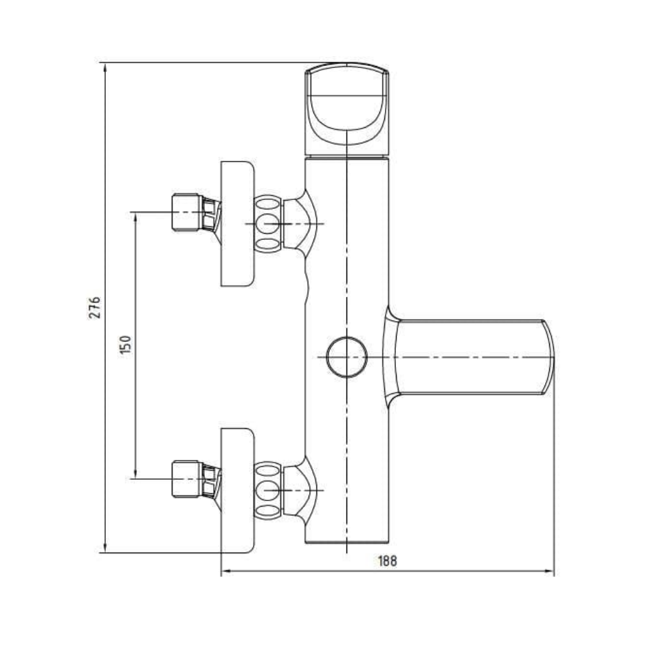Eca Myra Banyo Bataryası Krom 102102470H
