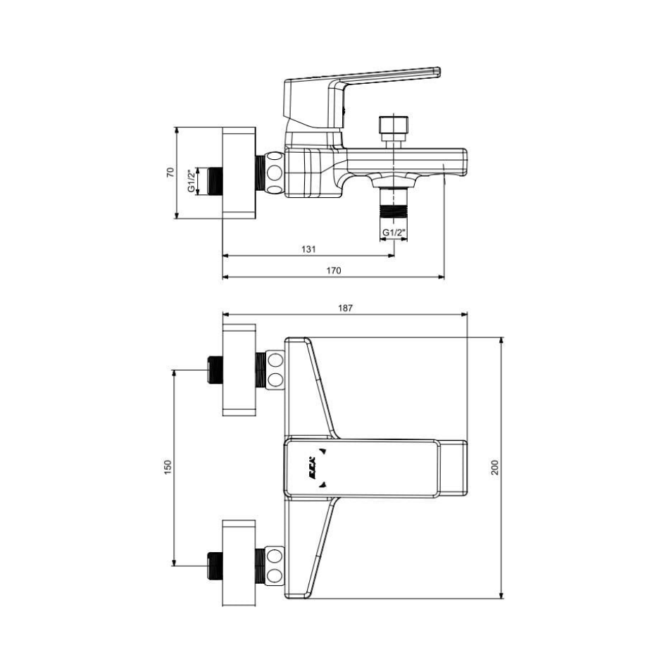 Eca Royal Banyo Bataryası Krom 102102666