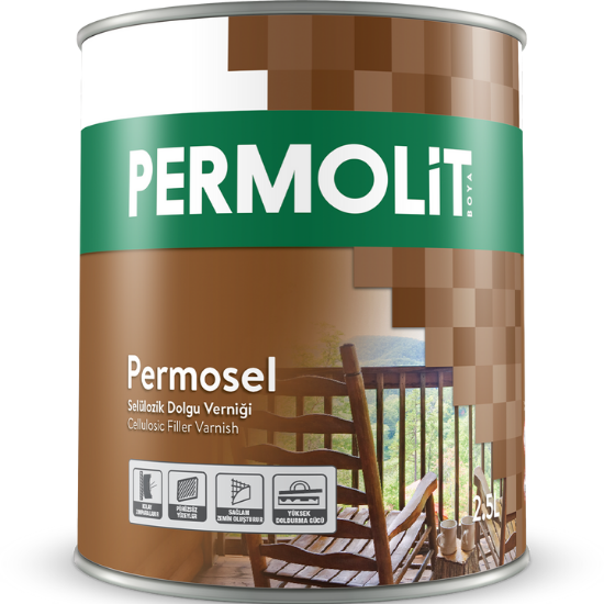 Permolit Selülozik Dolgu Verniği 2,5lt