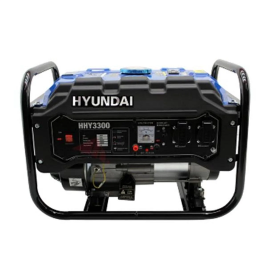 Hyundai Hhy3300 Jeneratör Benzinli İpli 2,8kw