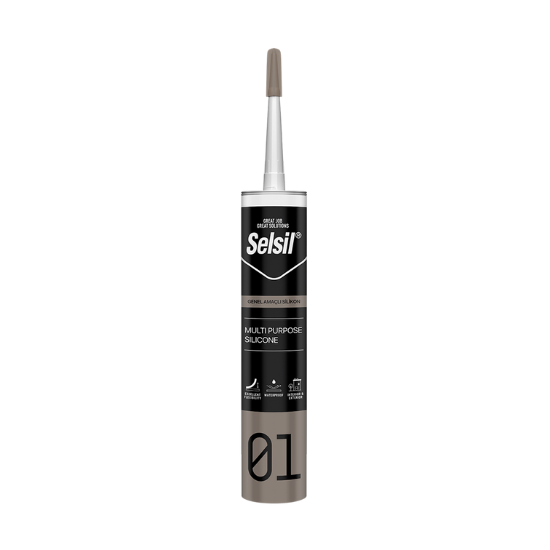 Selsil Silikon Şeffaf 280ml
