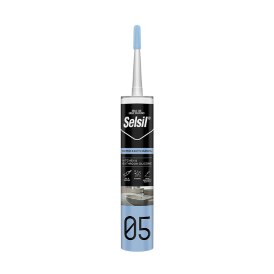 Duşakabin Silikonu 280ml Beyaz