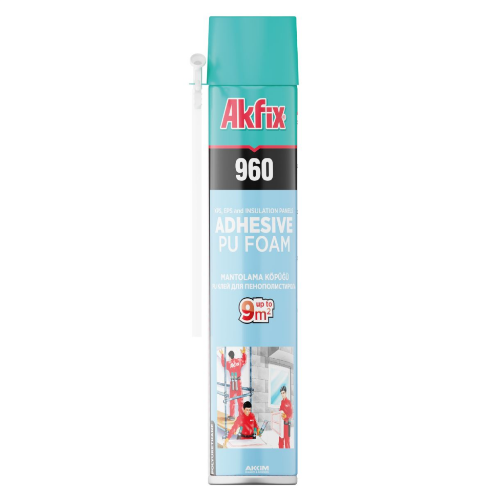 Akfix Montaj Köpüğü Pipetli 800 Ml