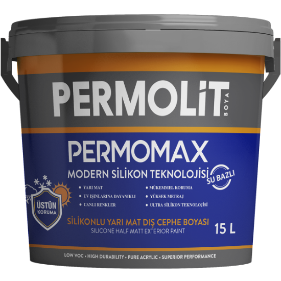 Permolit Permomax Silikonlu Dış Cephe Boyası 2,5lt Antibakteriyel