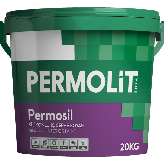 Permolit Permosil Silikonlu Mat İç Cephe Boyası 3,5kg Beyaz