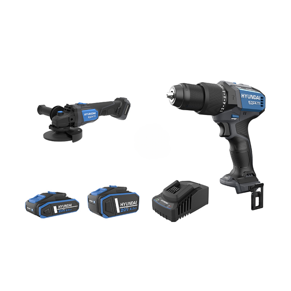 Hyundai S02ftb Akülü Set Taşlama ve Vidalama Makinesi
