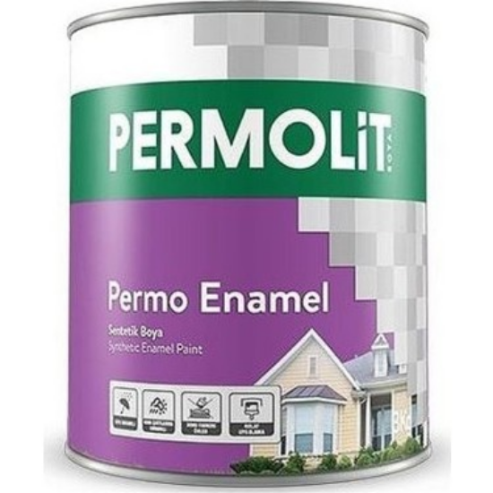 Permolit Enamel Sentetik Boya 0,75 lt Beyaz