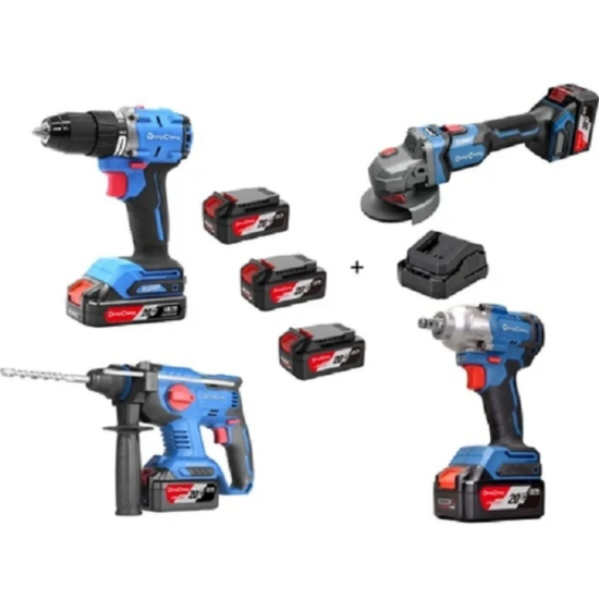 Dong Cheng 4lü Set Vidalama Somun Sökme Kırıcı Delici Taşlama