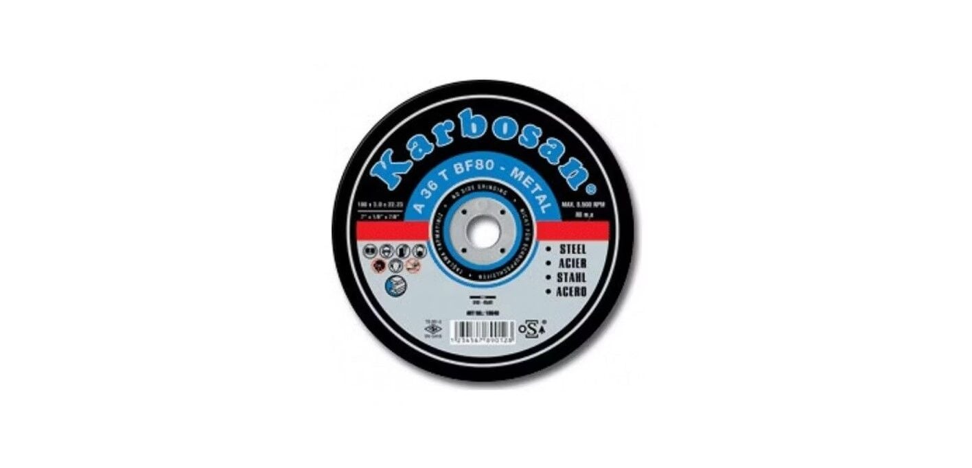 Karbosan Metal Kesici 180 x 3mm x 22.23