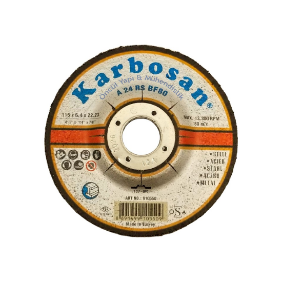Karbosan Çapak Taşlama 115 x 6.4mm x 22.23