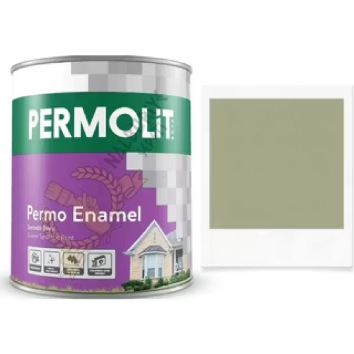 Permolit Enamel Sentetik Boya 2,5 lt Gümüş