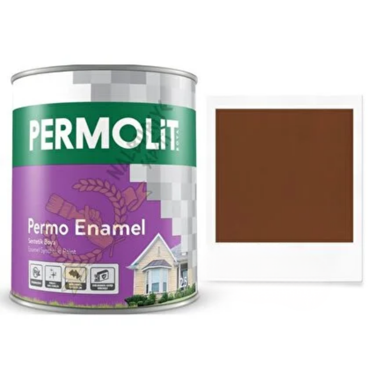 Permolit Enamel Sentetik Boya 2,5 lt Sütlü Kahve