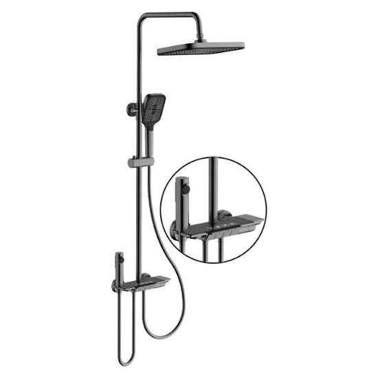 Kas Calista Tepe Duş Seti Piano Black 9131470