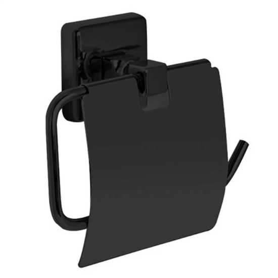 Çelik Kumru Kağıtlık Kapaklı Siyah