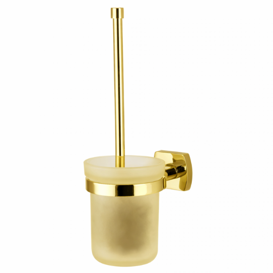 Çelik Milano Klozet Fırçası Sarı Duvara Montaj