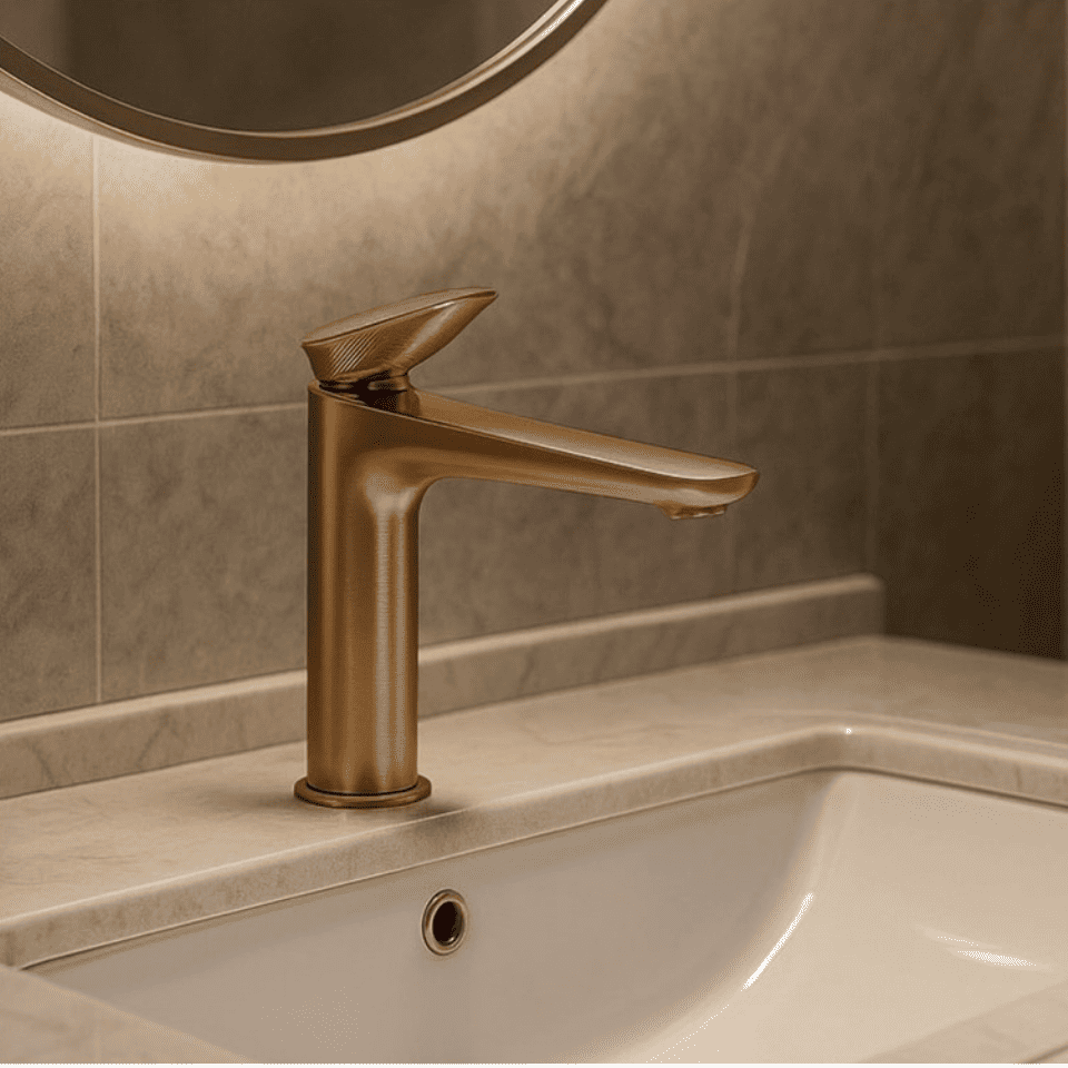 CeraStyle Olive Lavabo Bataryası Rose Gold