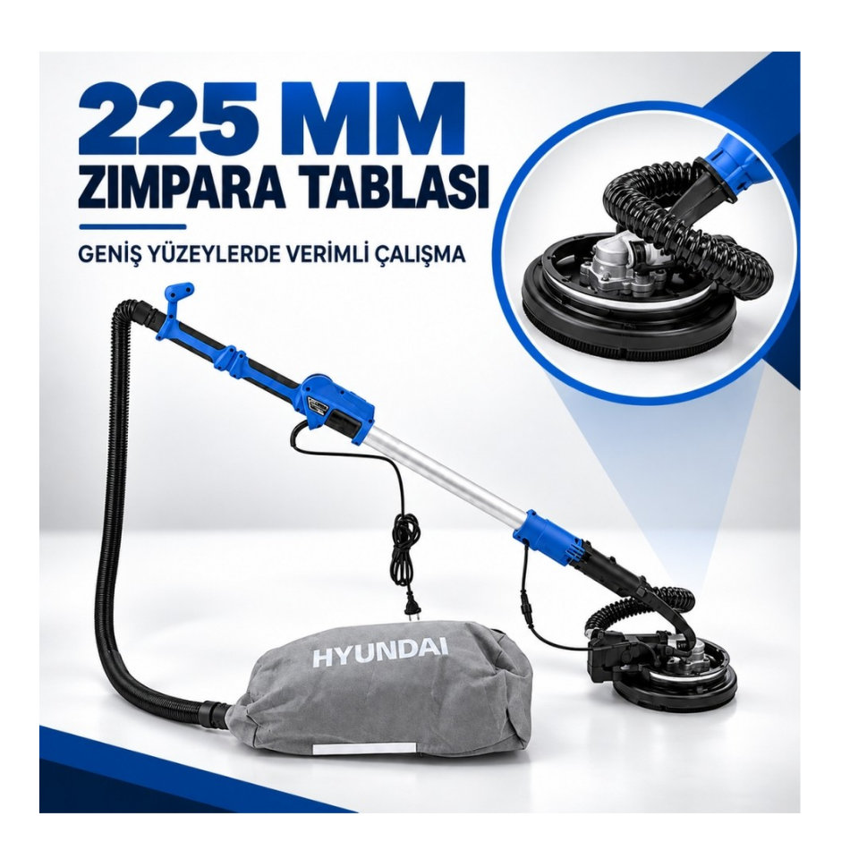 Hyundai Alçıpan Zımpara Makinesi 710w Hsd710