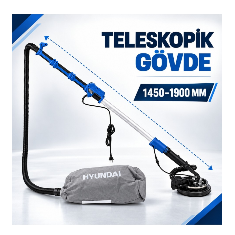 Hyundai Alçıpan Zımpara Makinesi 710w Hsd710