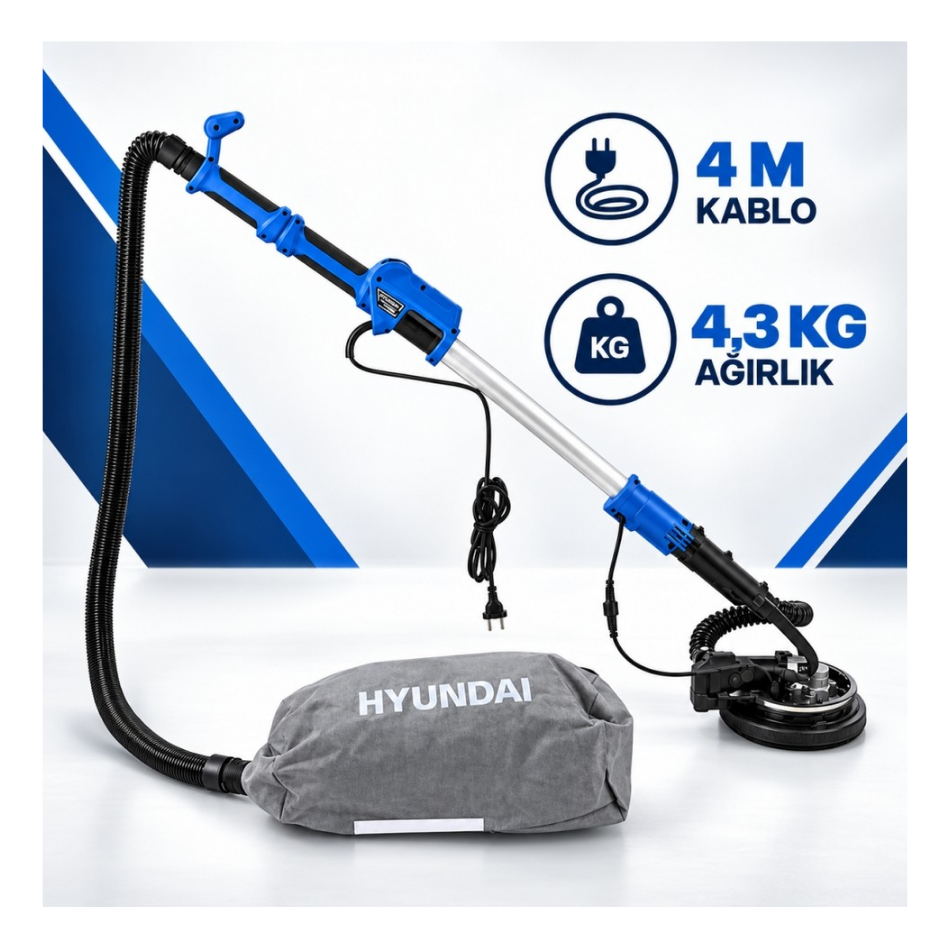 Hyundai Alçıpan Zımpara Makinesi 710w Hsd710