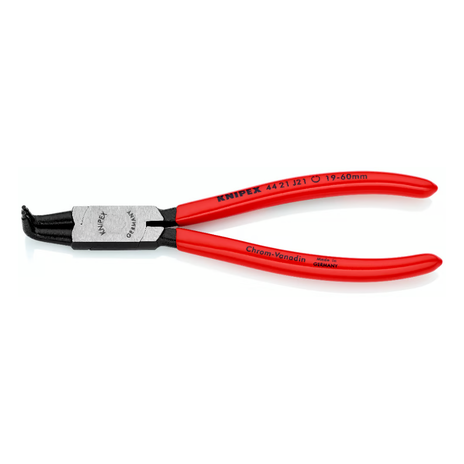 Knipex 44 21 J21 Eğri 90° İç Segman Pensesi 170 mm
