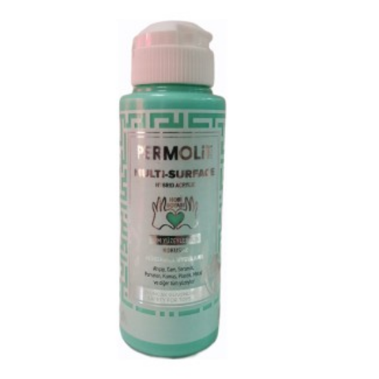 Permolit Multi Surface Akrilik Hobi Boyası Nil Yeşili 120ml