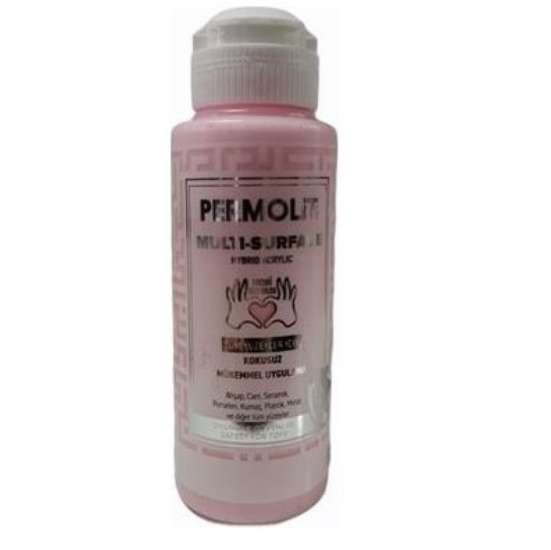 Permolit Multi Surface Akrilik Hobi Boyası Erguvan Pembe 120ml